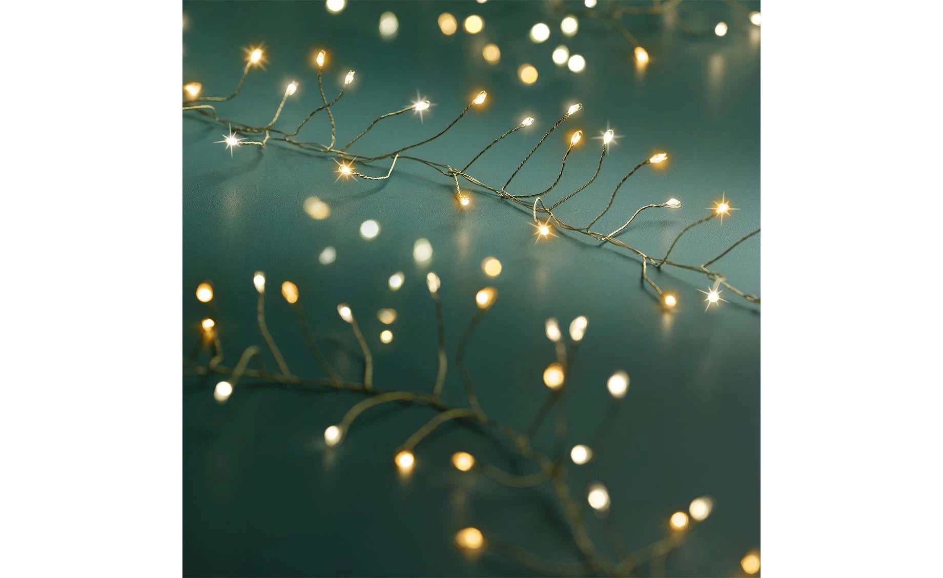 Lampice Compact 12m 960LED gold/warm white/classic warm
