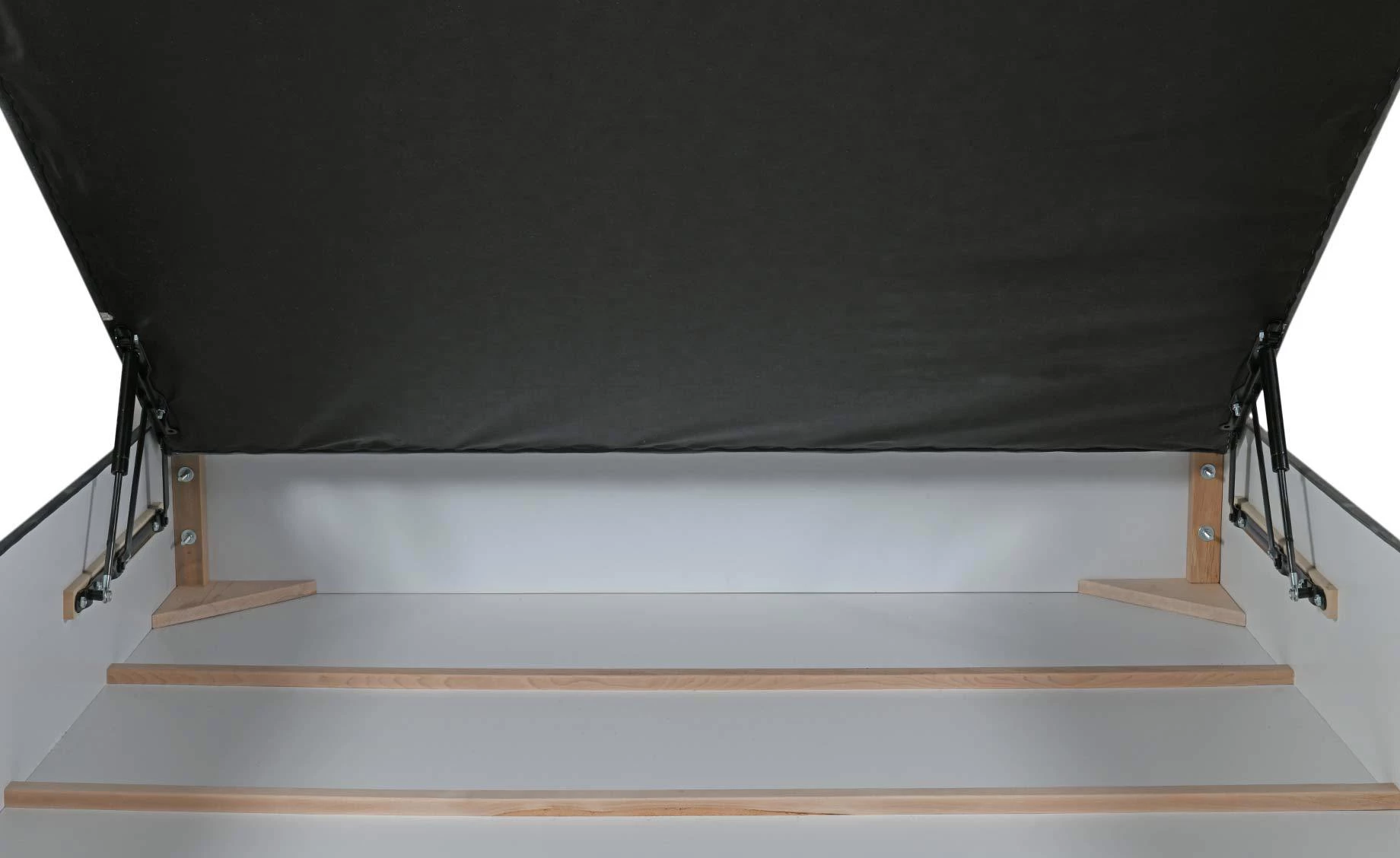 York II krevet sa prostorom za odlaganje 172x221x120 cm sivi