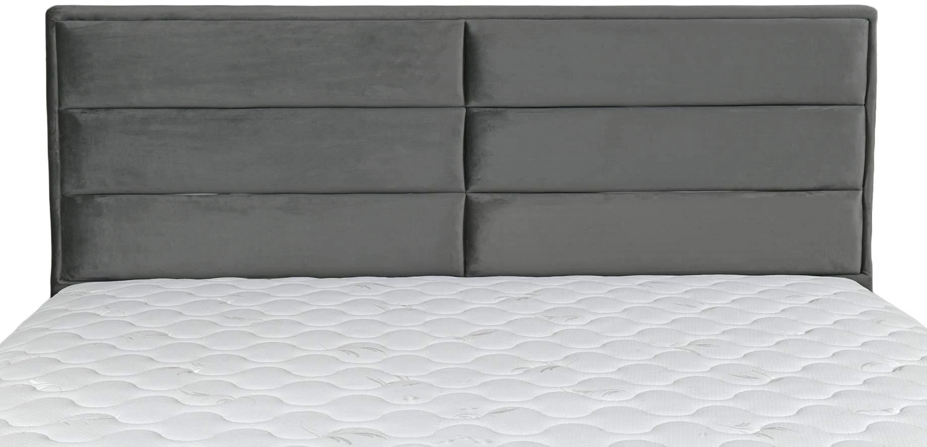 York II krevet sa prostorom za odlaganje 172x221x120 cm sivi