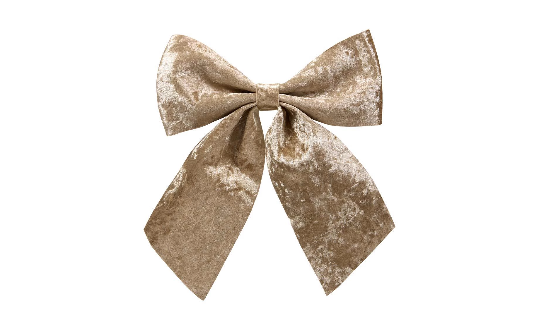 Dekorativna mašna 34x28 cm velvet beige