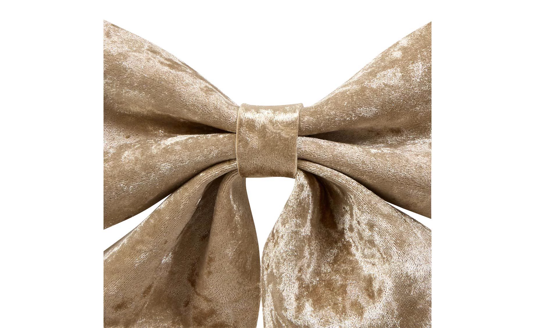Dekorativna mašna 34x28 cm velvet beige