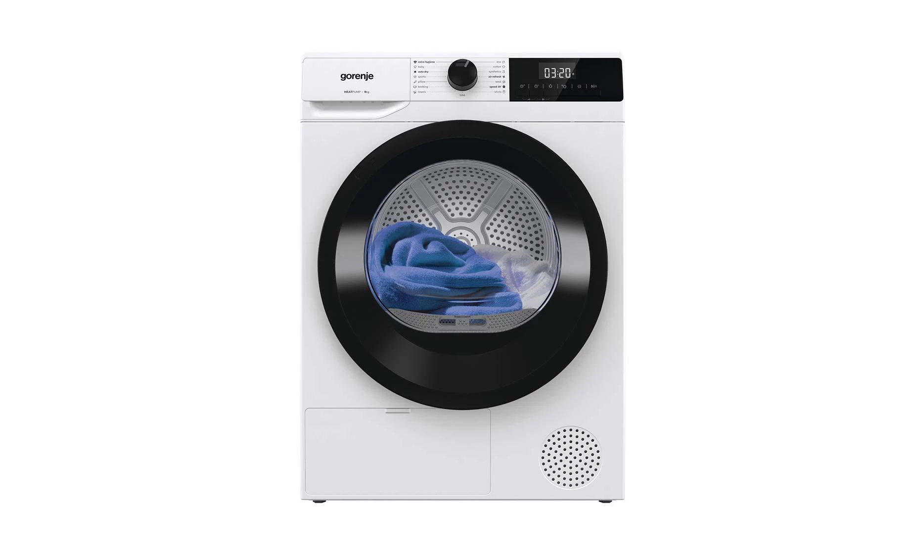 Set Gorenje D2HNE9D sušilica rublja+SIH2600BLC glačalo