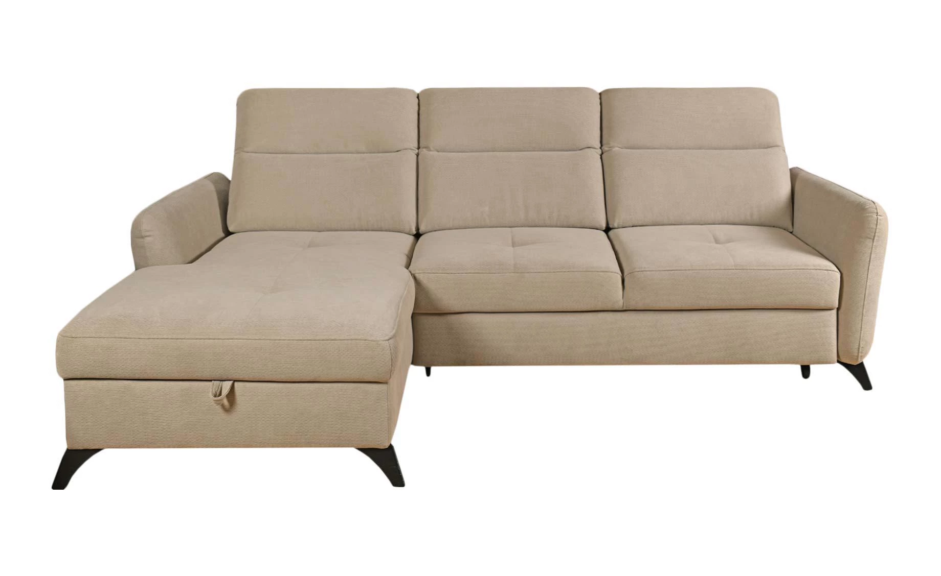 Talia ugaona garnitura sa ležajem i prostorom za odlaganje 238x167x74/95 cm cappuccino leva