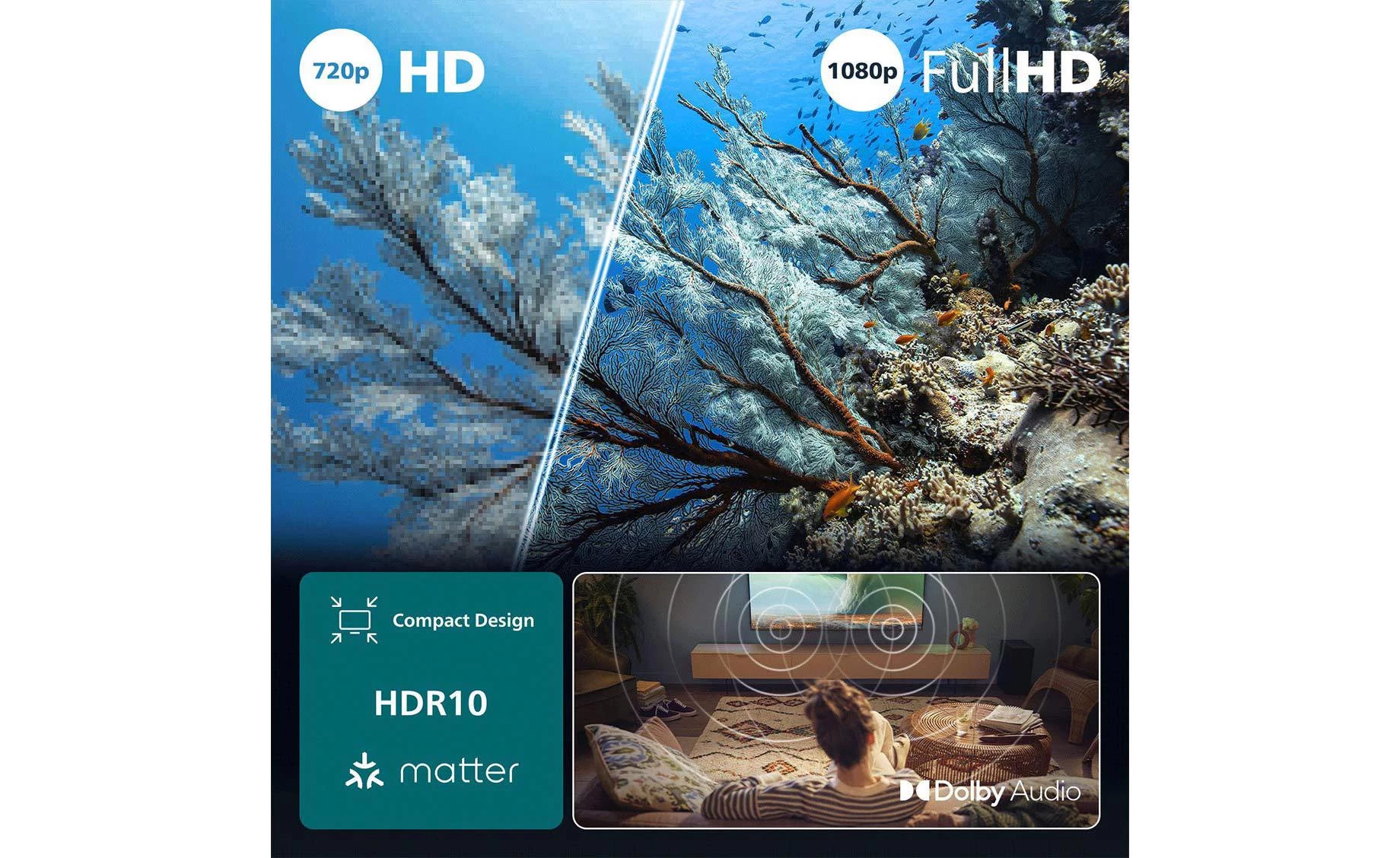 Philips 40PFS6050/12 (40"/100 cm)FHD LED Titan SmartTV
