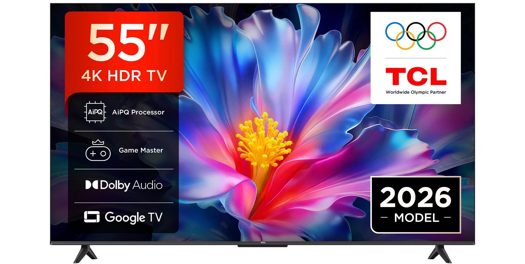 TCL 55P6L (55"/139cm) 4K UHD LED Google Smart TV