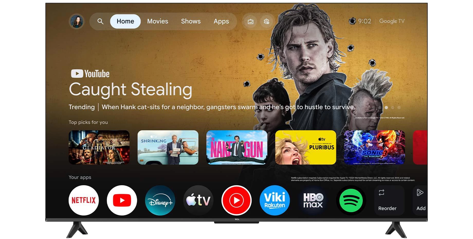 TCL 55P6L (55"/139cm) 4K UHD LED Google Smart TV