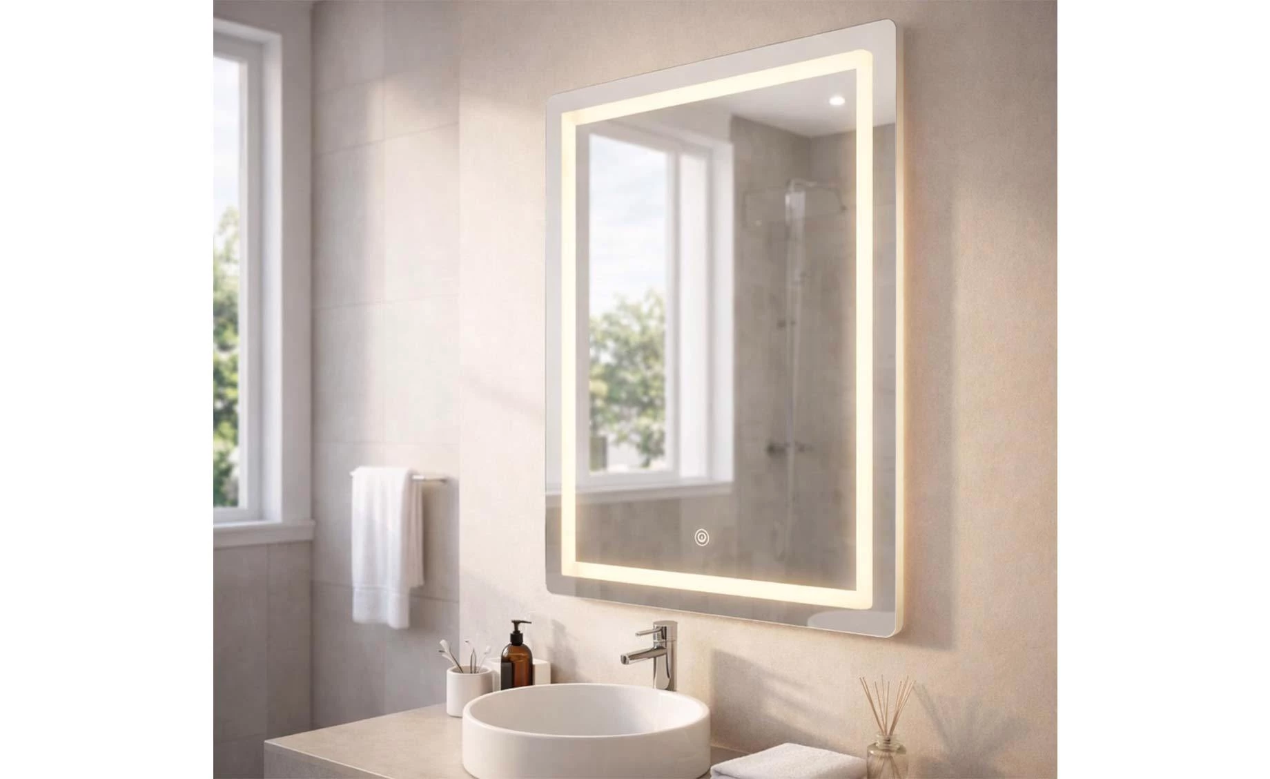 Kupatilsko ogledalo LED ML-5070-F4 50x70 cm