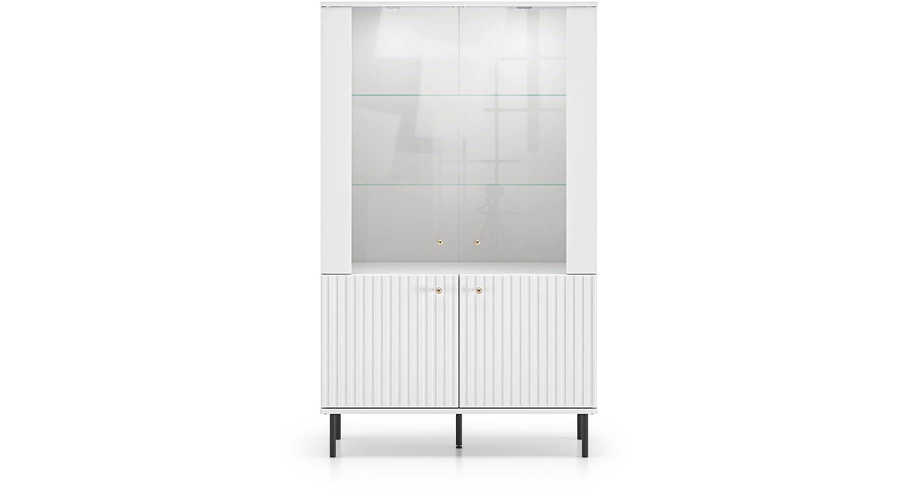 Tala vitrina 92x40x151 cm bela