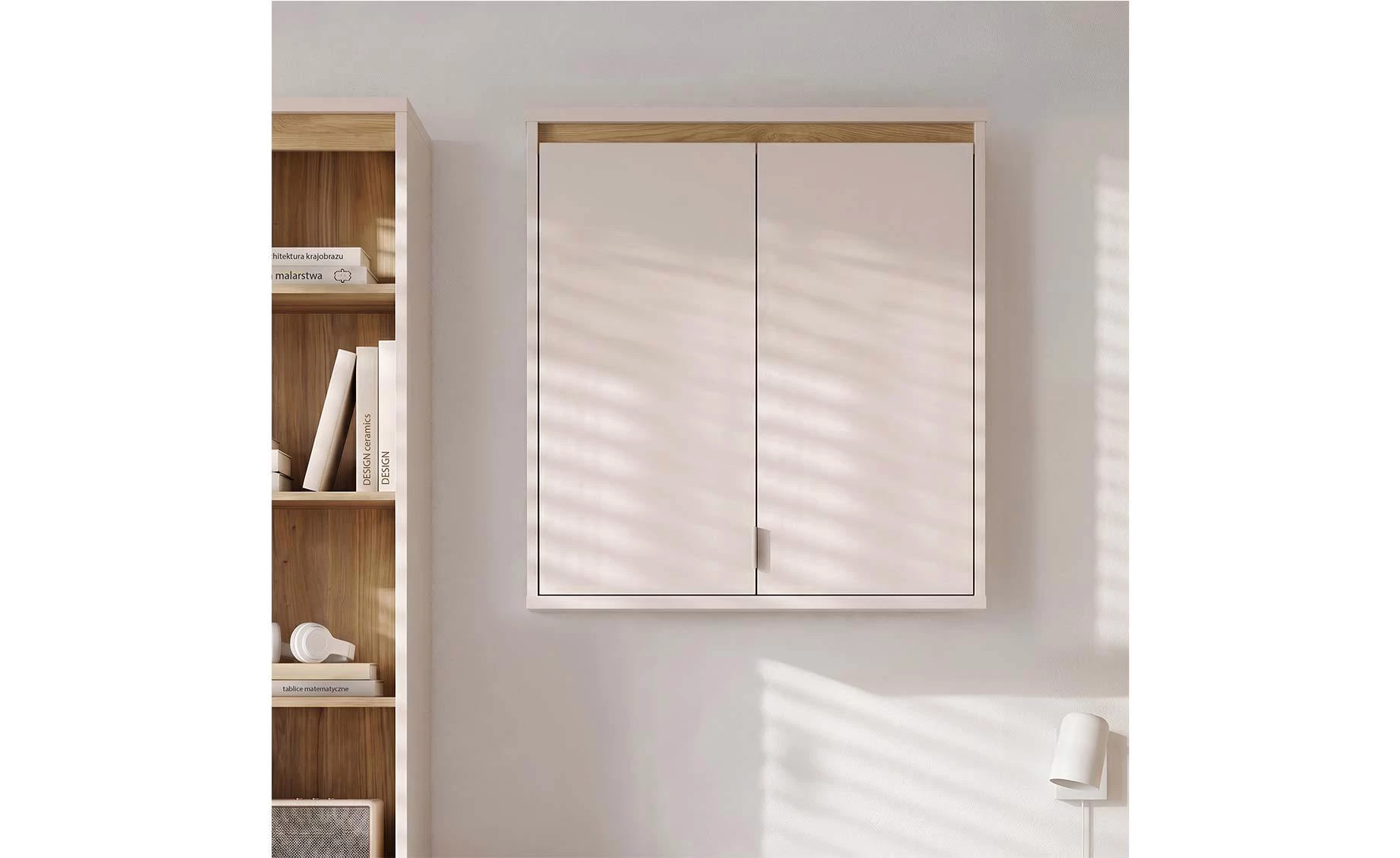 Mimatte viseći ormarić sa rasvetom 73x33x78 cm kašmir