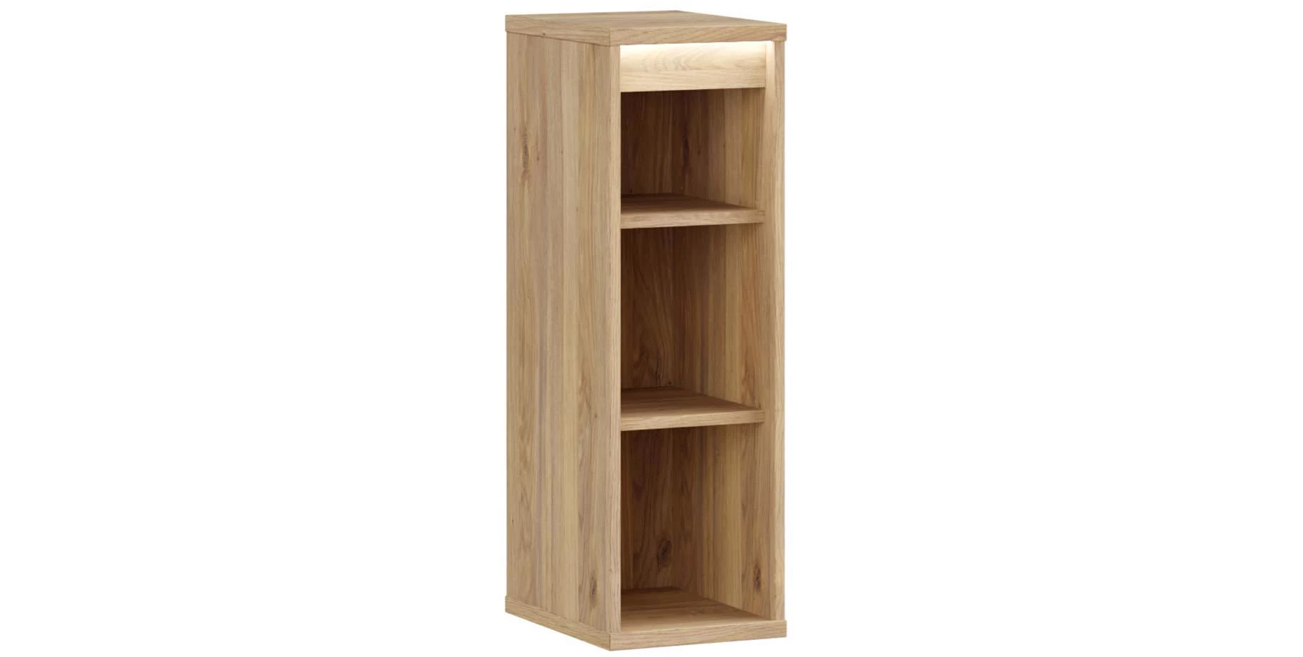 Mimatte viseća polica sa rasvetom 25x33x78 cm natur