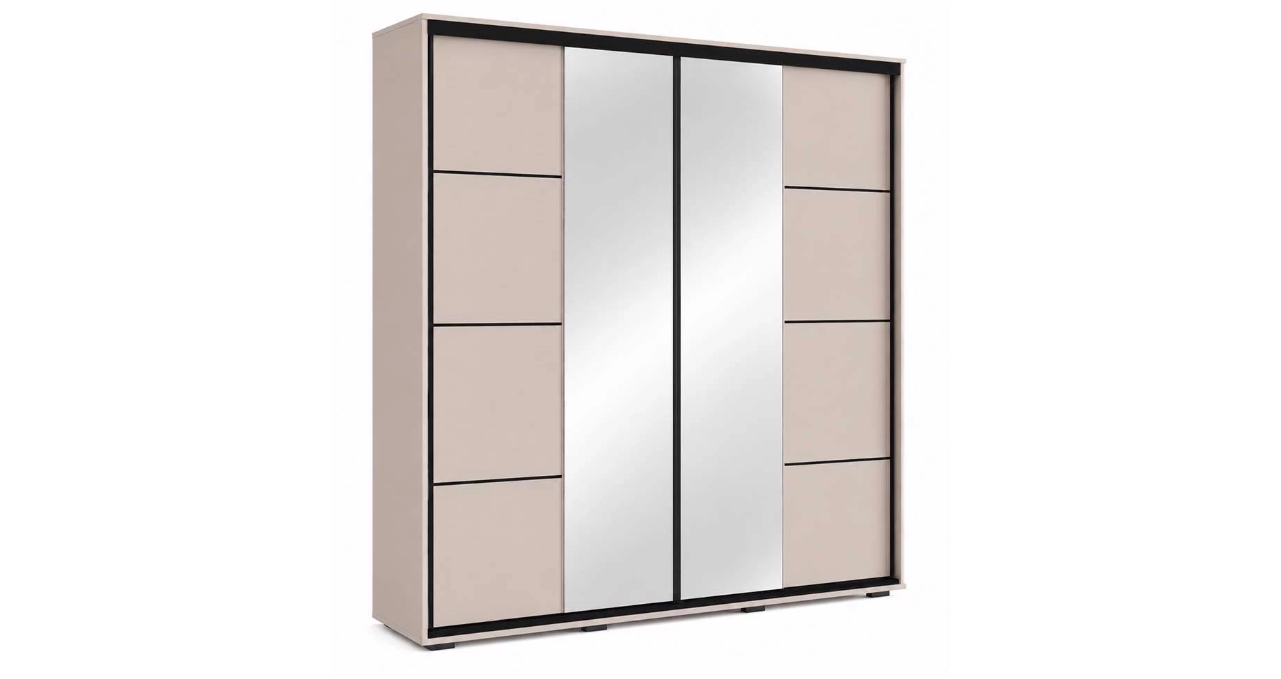 Bergen klizni ormar 150x62x245 cm kašmir