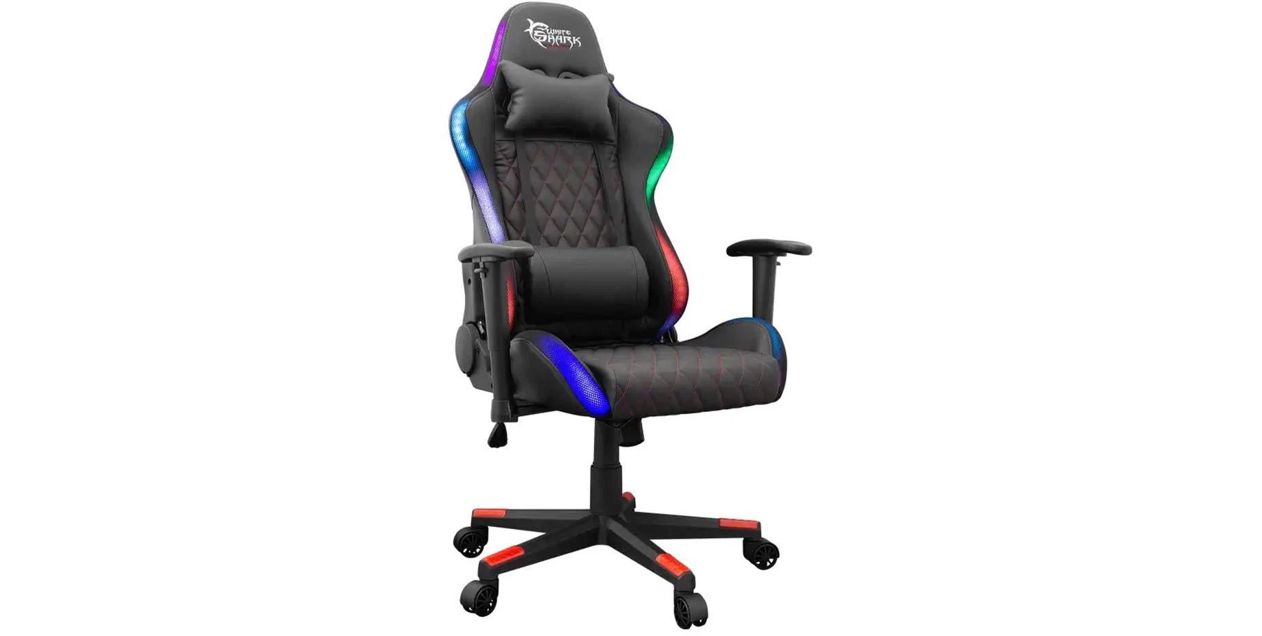 White Shark THUNDERBOLT RGB gaming stolica