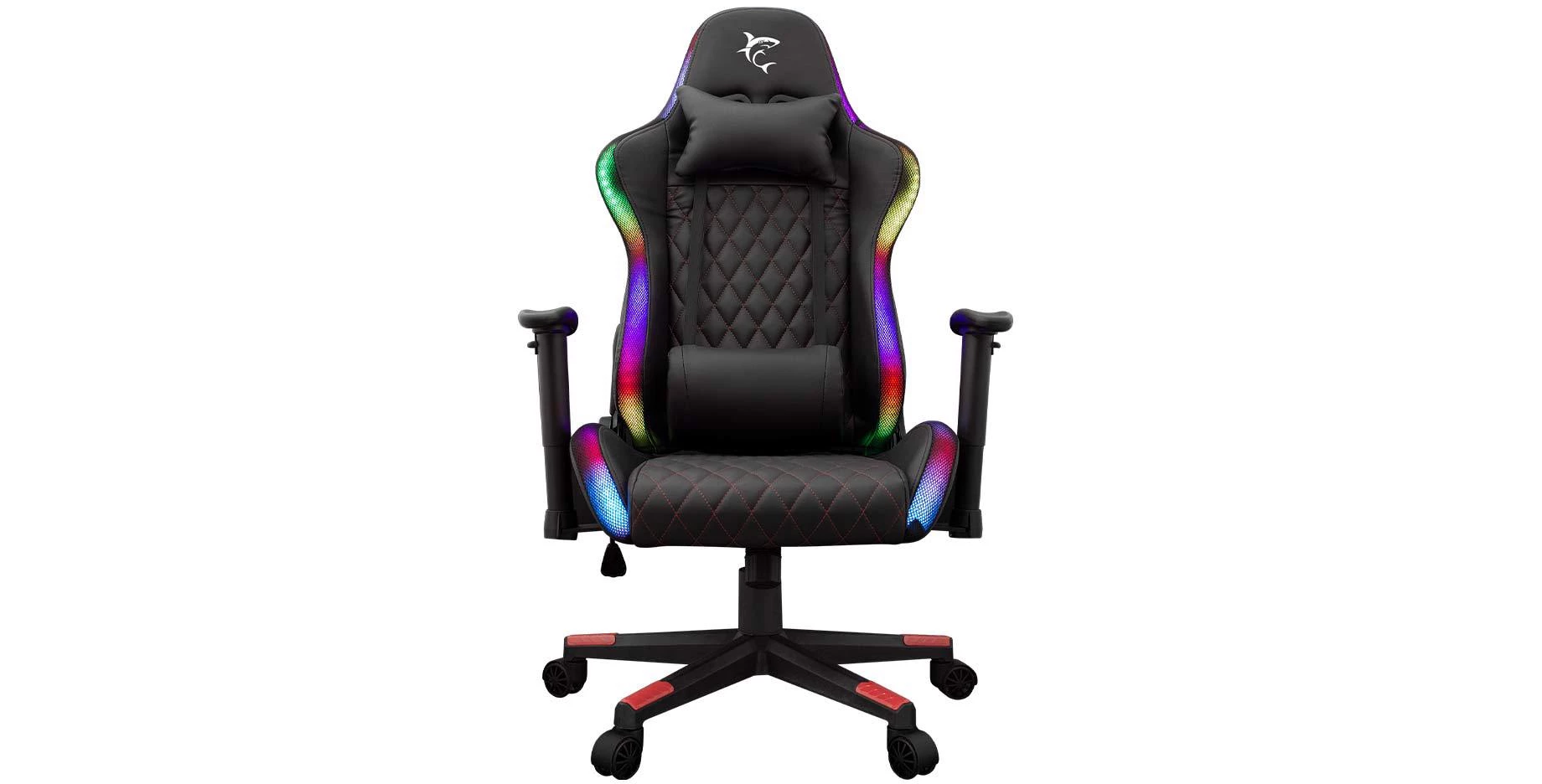 White Shark THUNDERBOLT RGB gaming stolica
