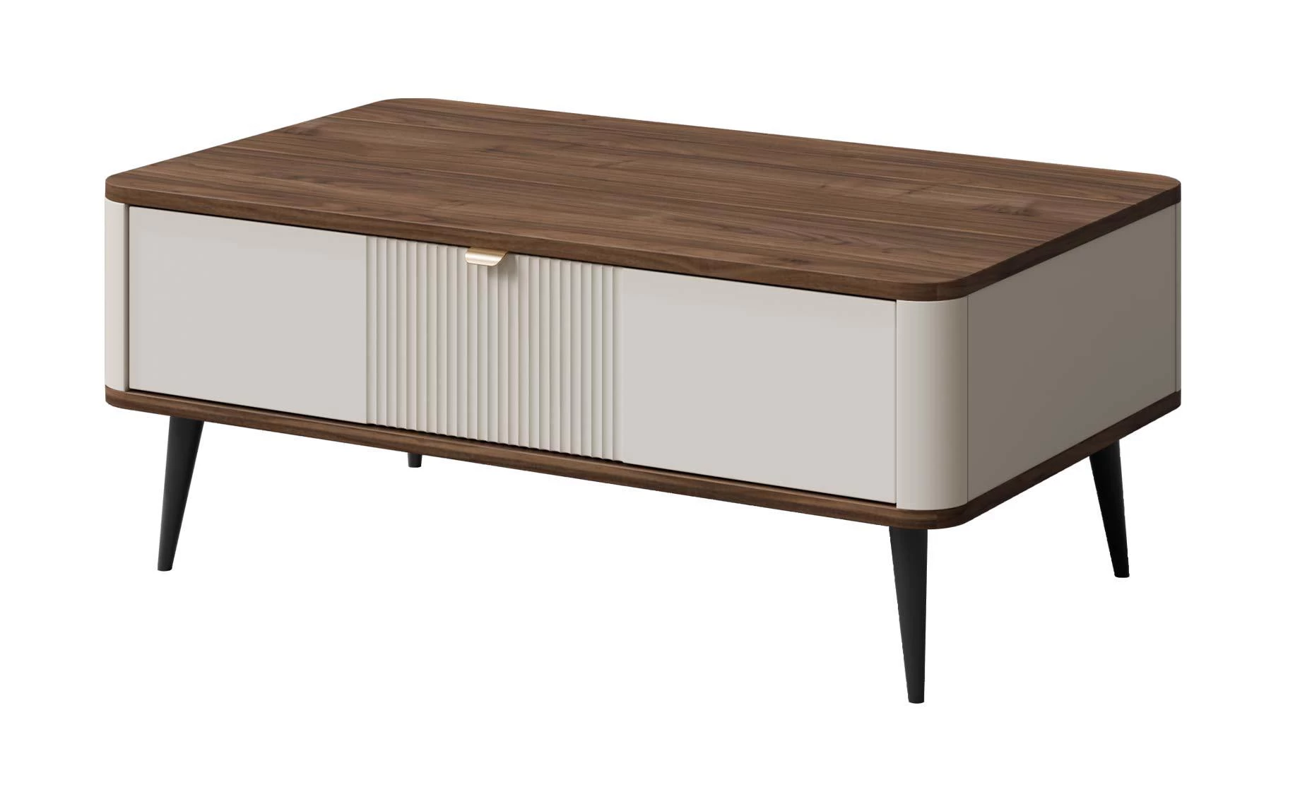 Marly klub sto 60x100x42 cm bež/orah