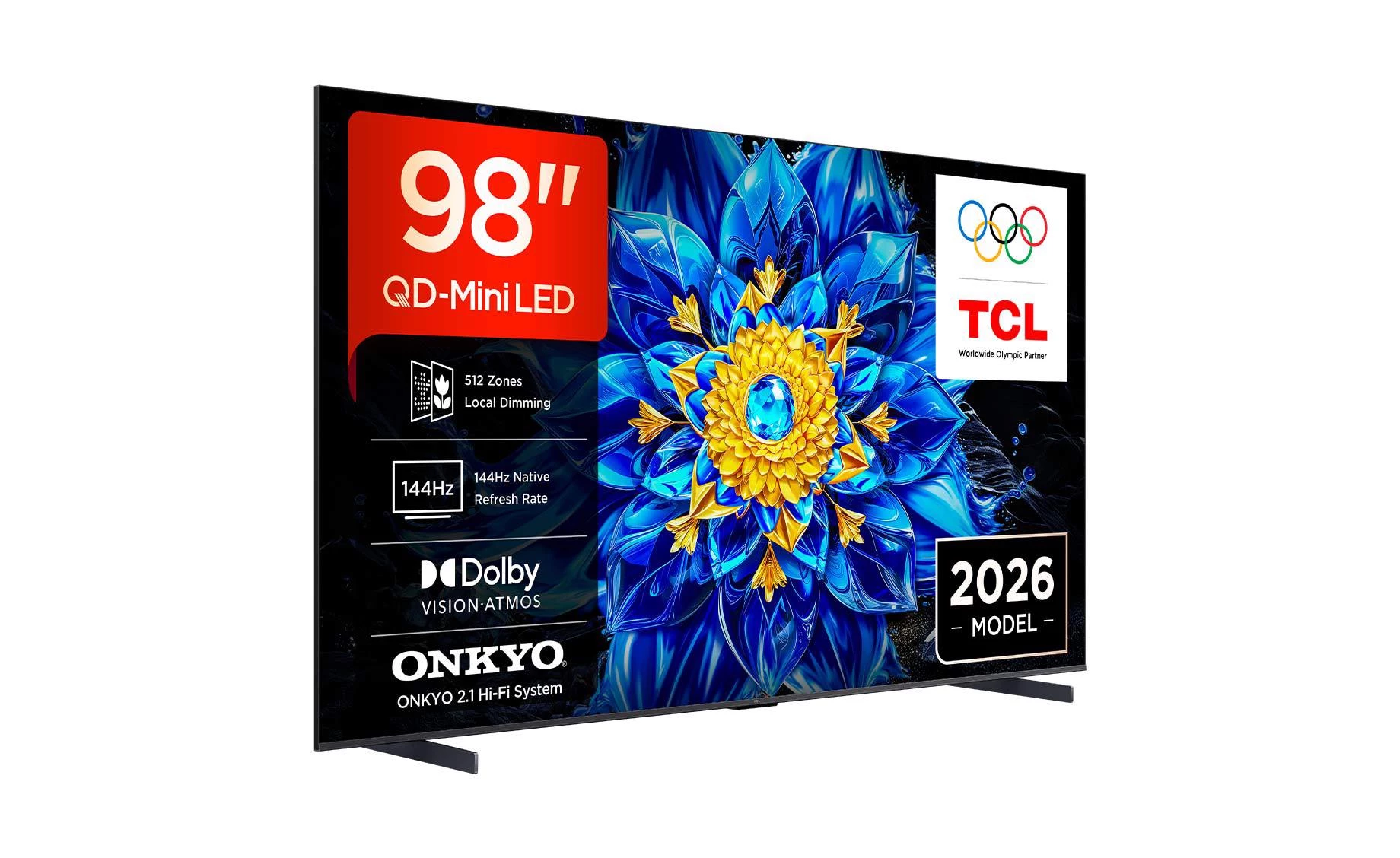 TCL 98P8L 98"(248cm) 4K UHD QD-Mini LED Google TV