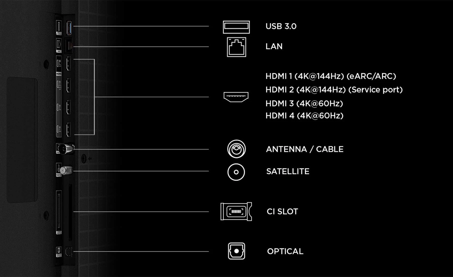 TCL 85C7L 85"(215cm) 4K UHD SQD-Mini LED Google TV
