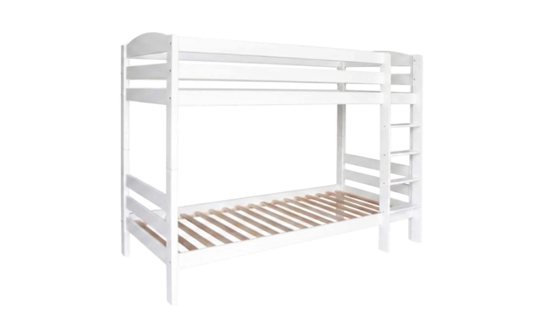 Twins krevet na sprat sa podnicom 102x208x164 cm bela