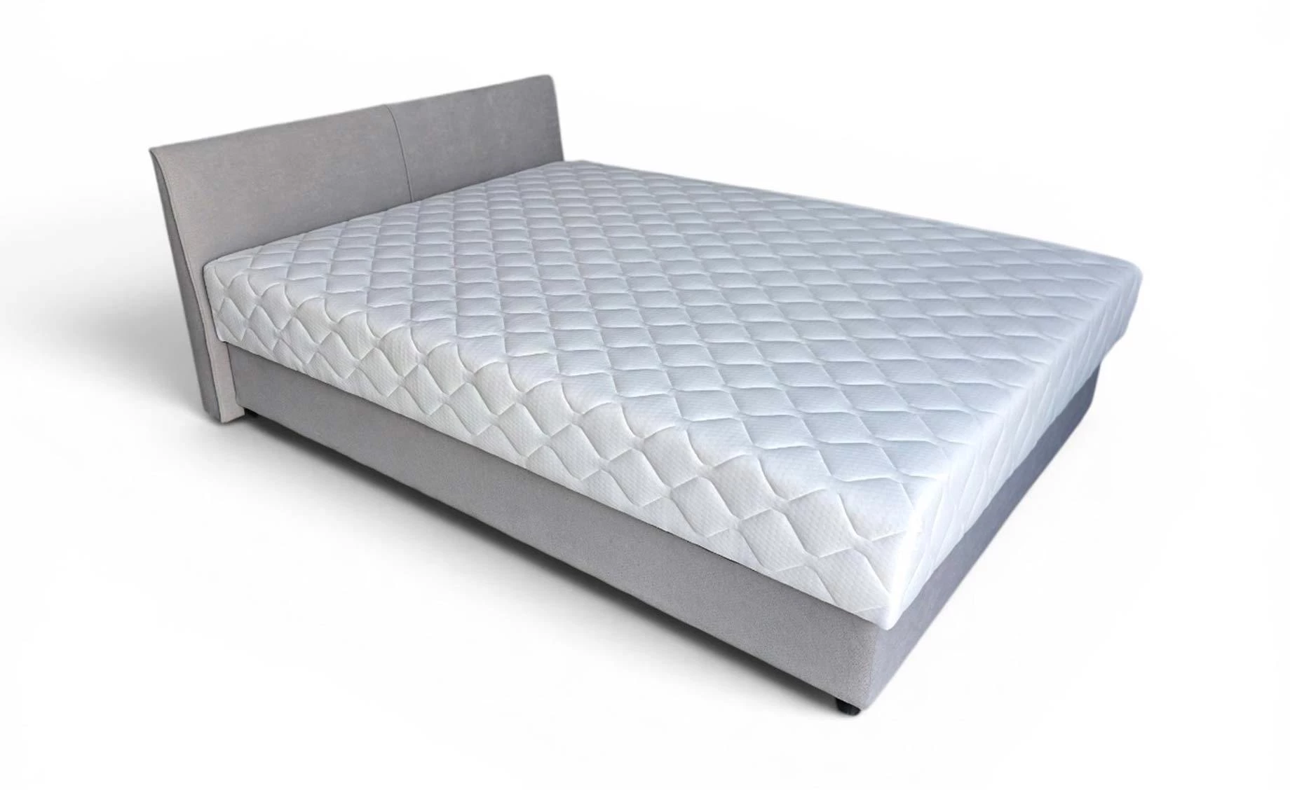 Yuma krevet sa prostorom za odlaganje 95x214x82 cm sivi