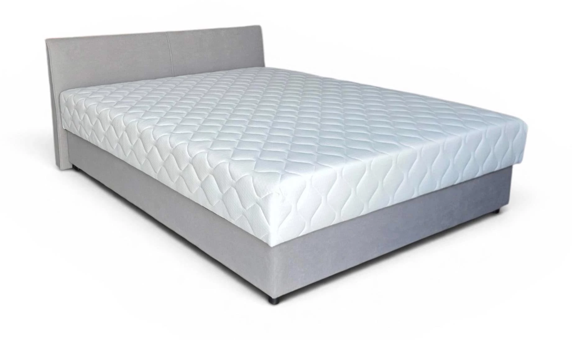 Yuma krevet sa prostorom za odlaganje 95x214x82 cm sivi