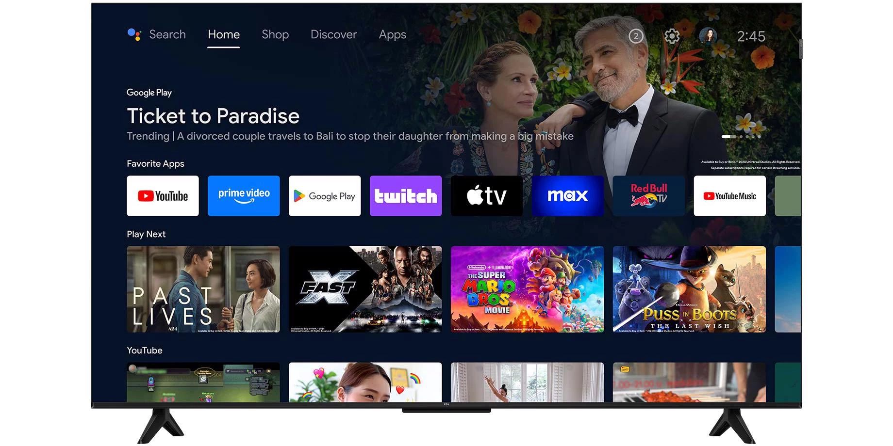 TCL 50S5K (50"/127 cm) Full HD QLED Google smart TV
