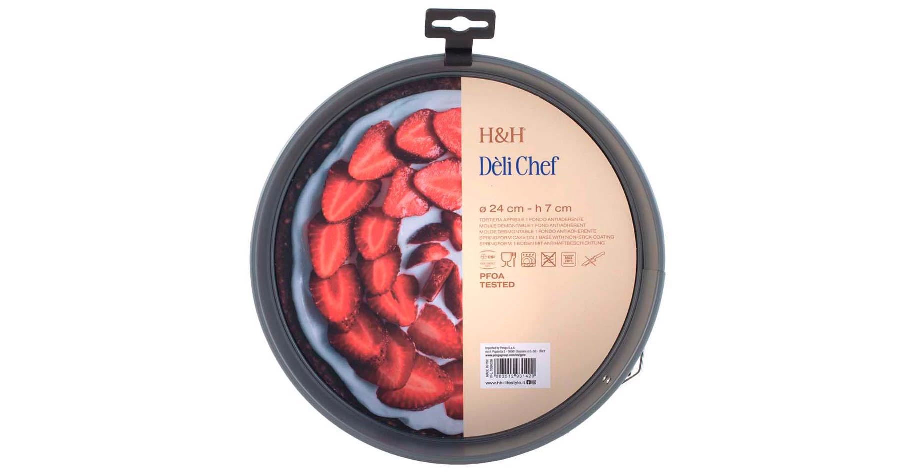 Kalup za tortu Delichef 24 cm