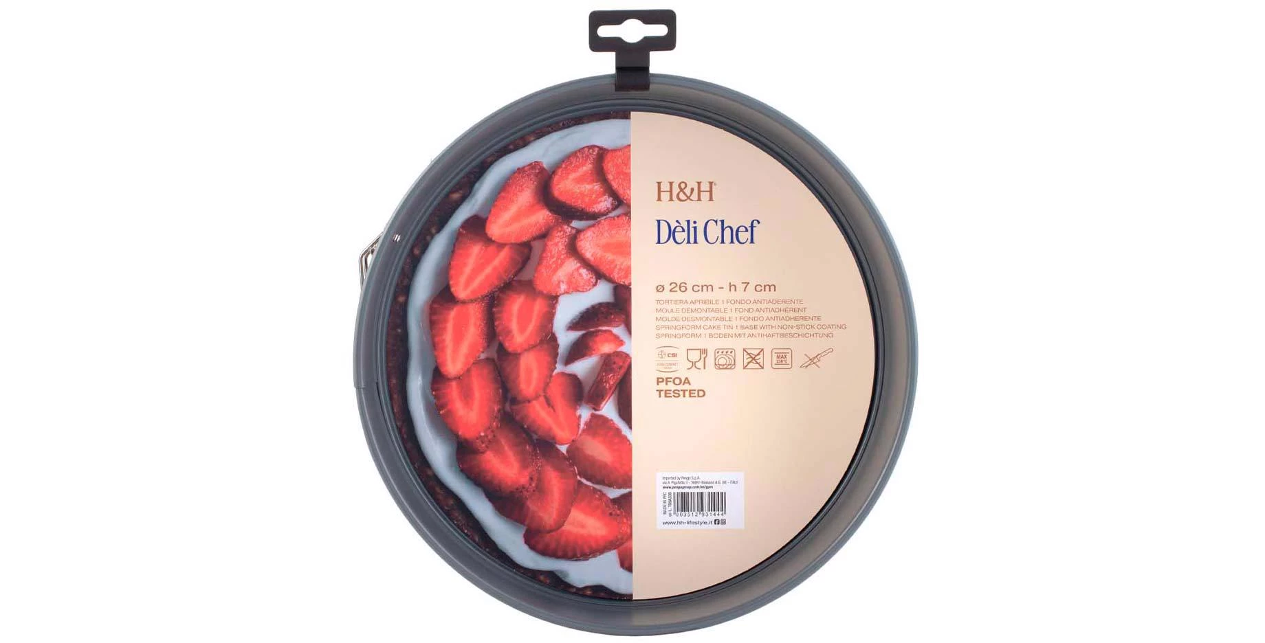 Kalup za tortu Delichef 26 cm