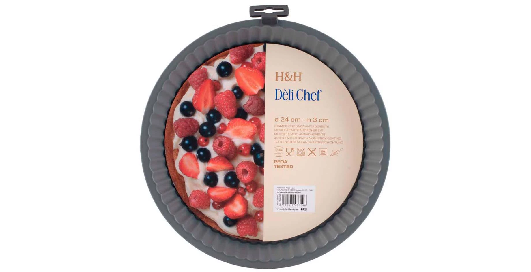 Kalup za tart Delichef 24 cm