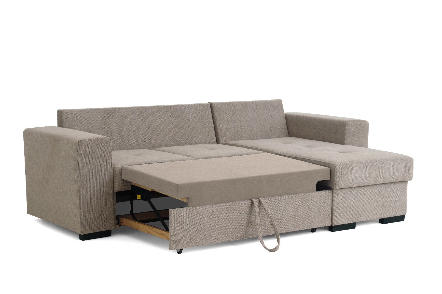 Adora ugaona garnitura sa ležajem 225x145x90 cm bež univerzalna