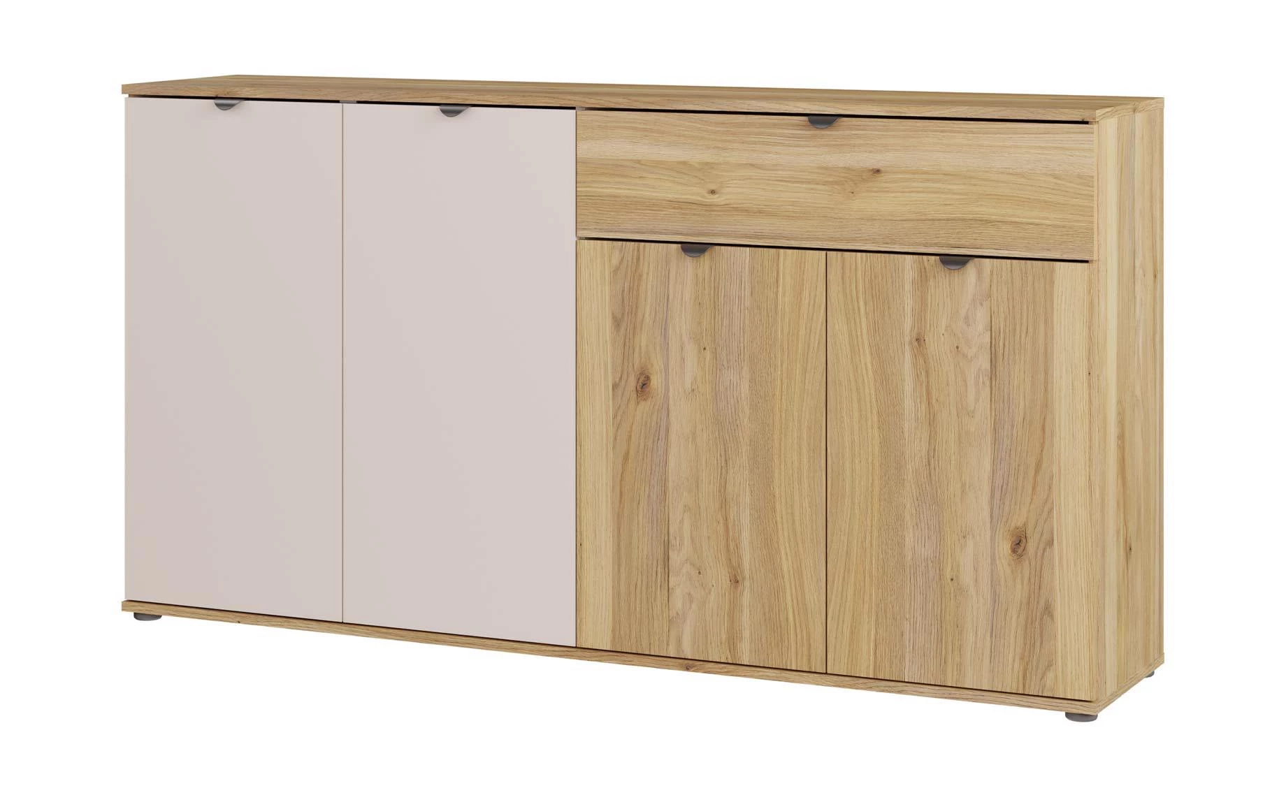 Sumica komoda 159,3x34,8x84 cm mauvella hrast/pesak