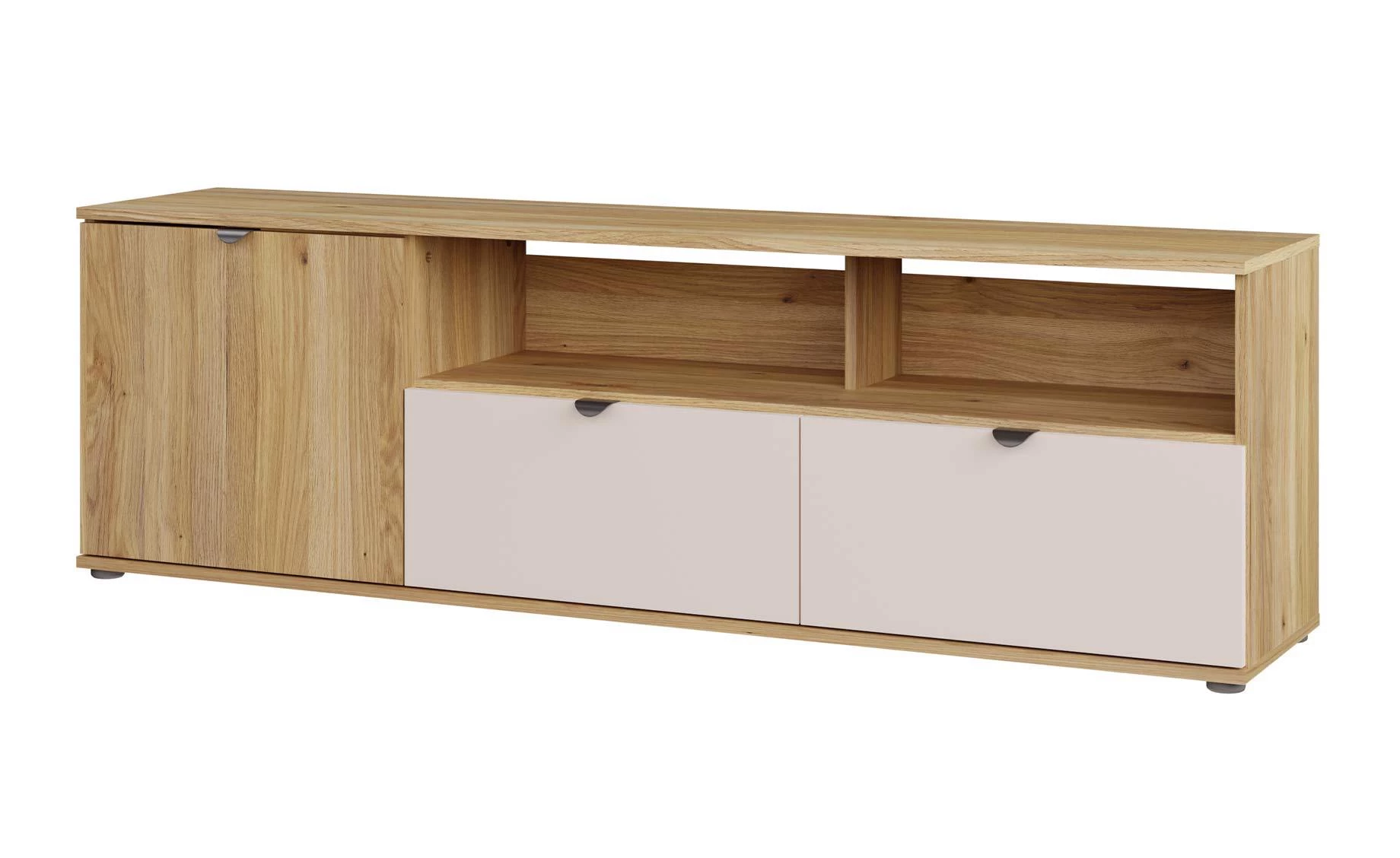 Sumica TV komoda 159,6x34,8x49,7 cm mauvella hrast/pesak