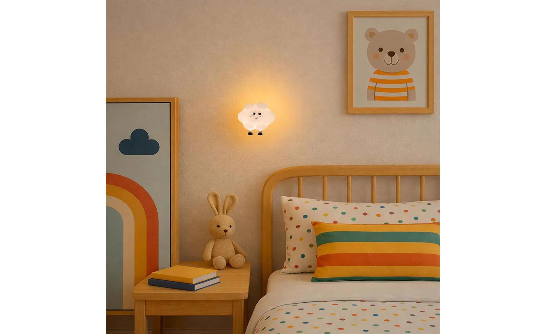 Dječja zidna svjetiljka Dreamies Cloud LED