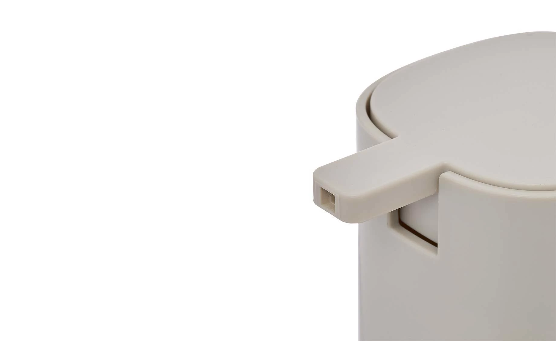 Dispenzer za sapun sa posudom za sudoperu Poly 19 cm sivi