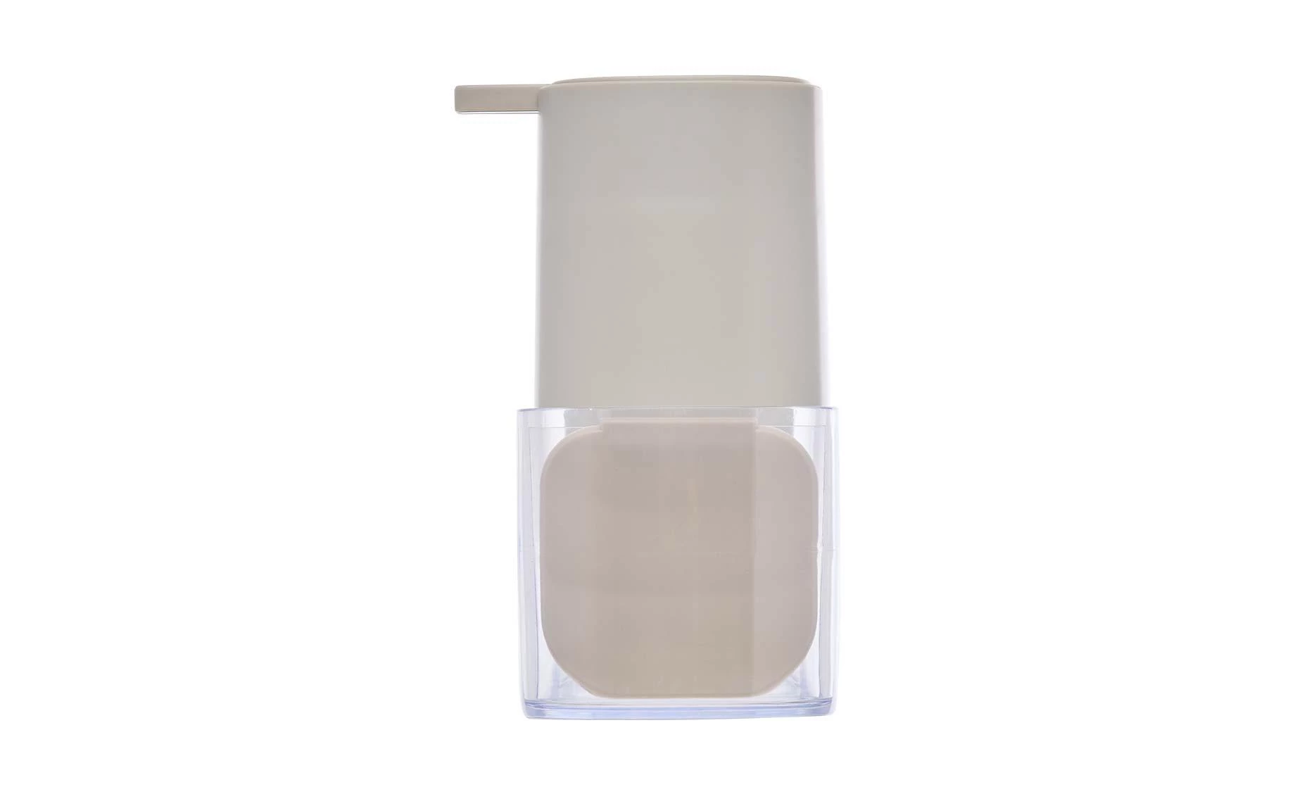 Dispenzer za sapun sa posudom za sudoperu Poly 19 cm sivi