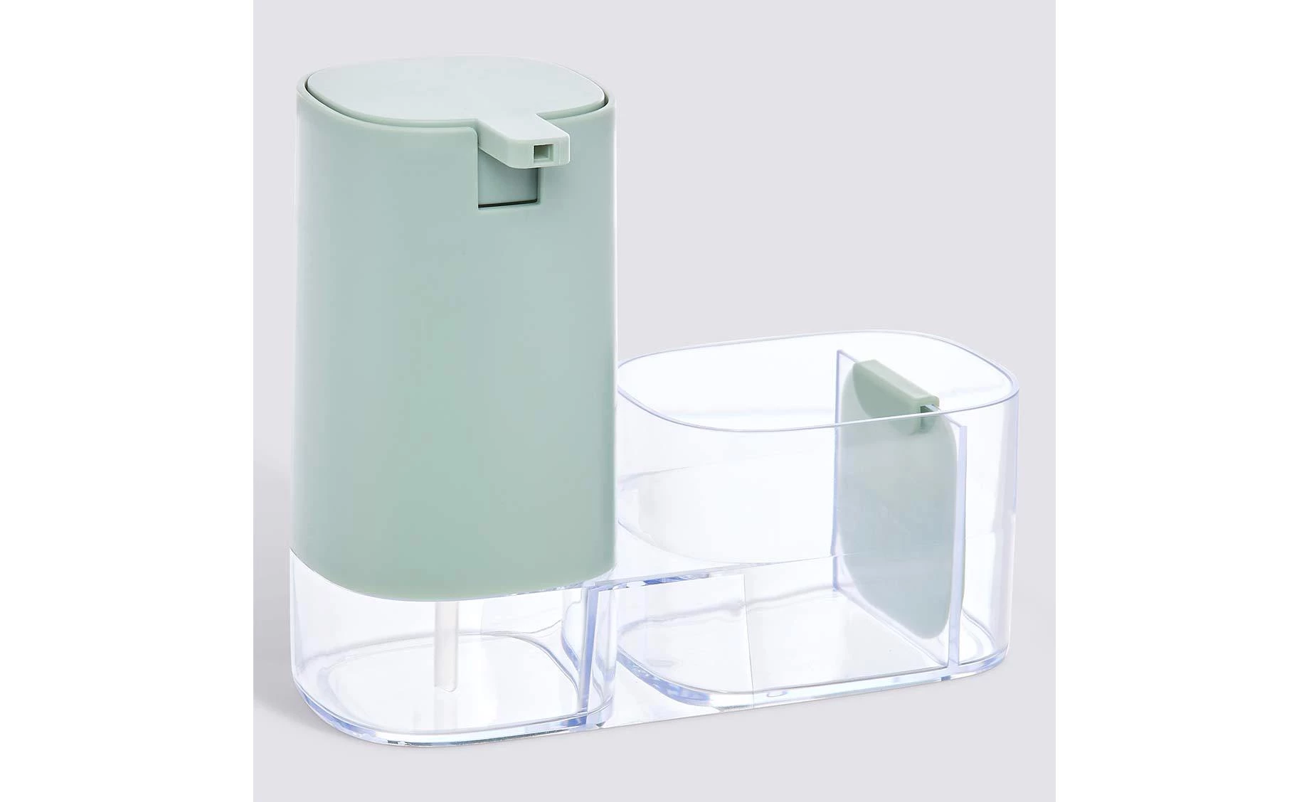 Dispenzer za sapun sa posudom za sudoperu Poly 19 cm zeleni