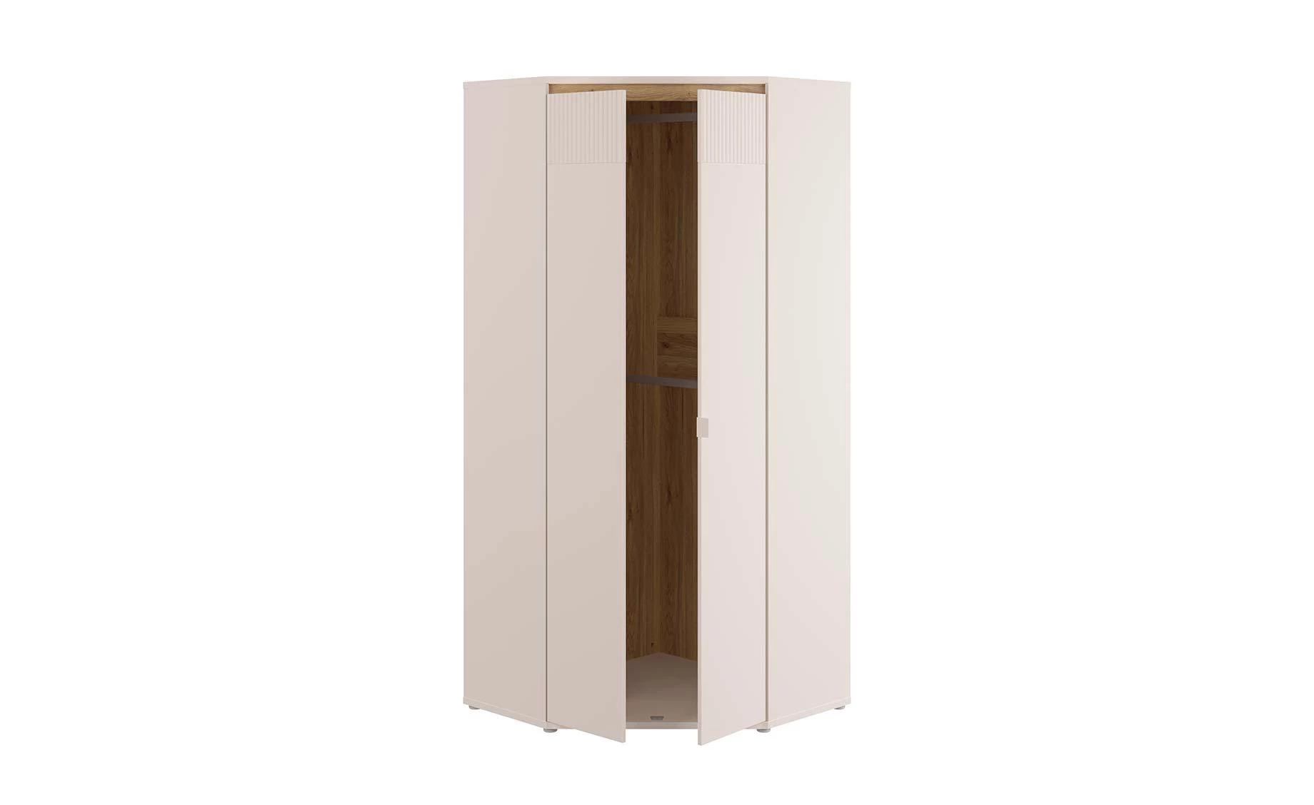 Mimatte ugaoni ormar 92x92x211 cm kašmir/natur
