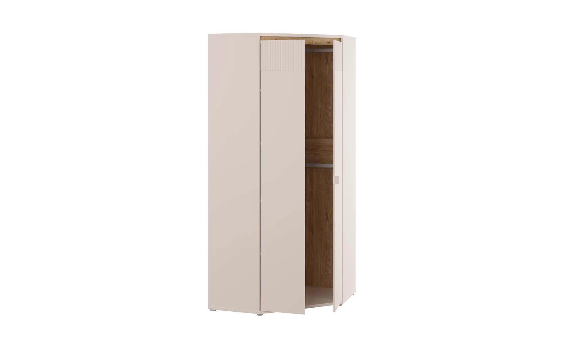 Mimatte ugaoni ormar 92x92x211 cm kašmir/natur