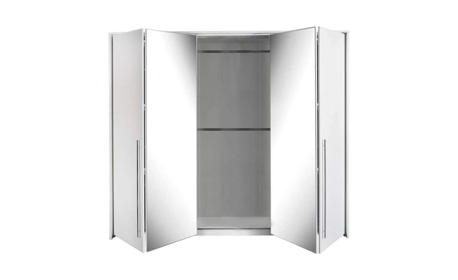 Brema otklopni ormar 210x60x215 cm bela