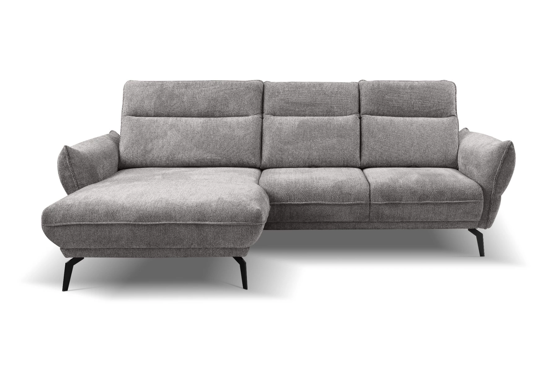 Vini ugaona garnitura sa pomičnim naslonima 265x127x88/105 cm taupe leva
