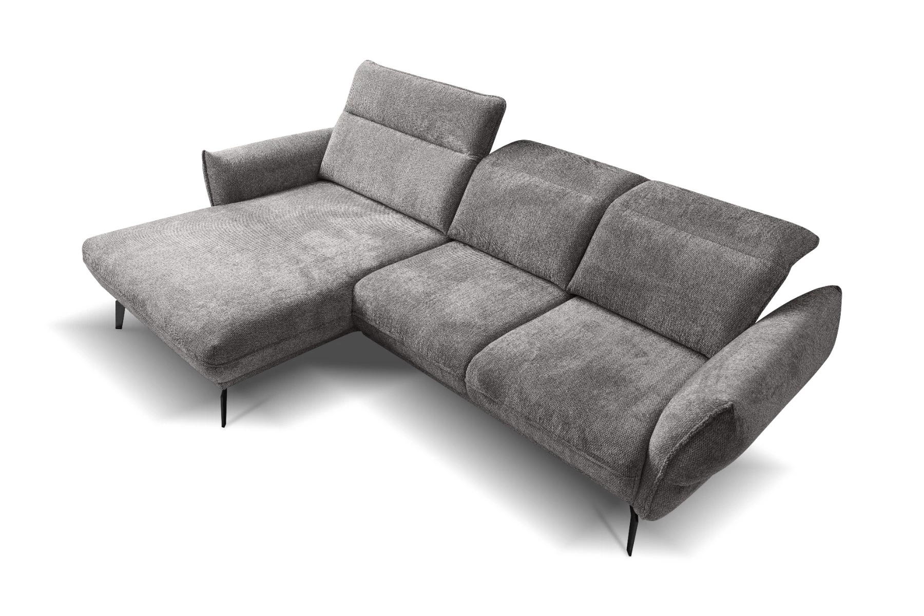 Vini ugaona garnitura sa pomičnim naslonima 265x127x88/105 cm taupe leva