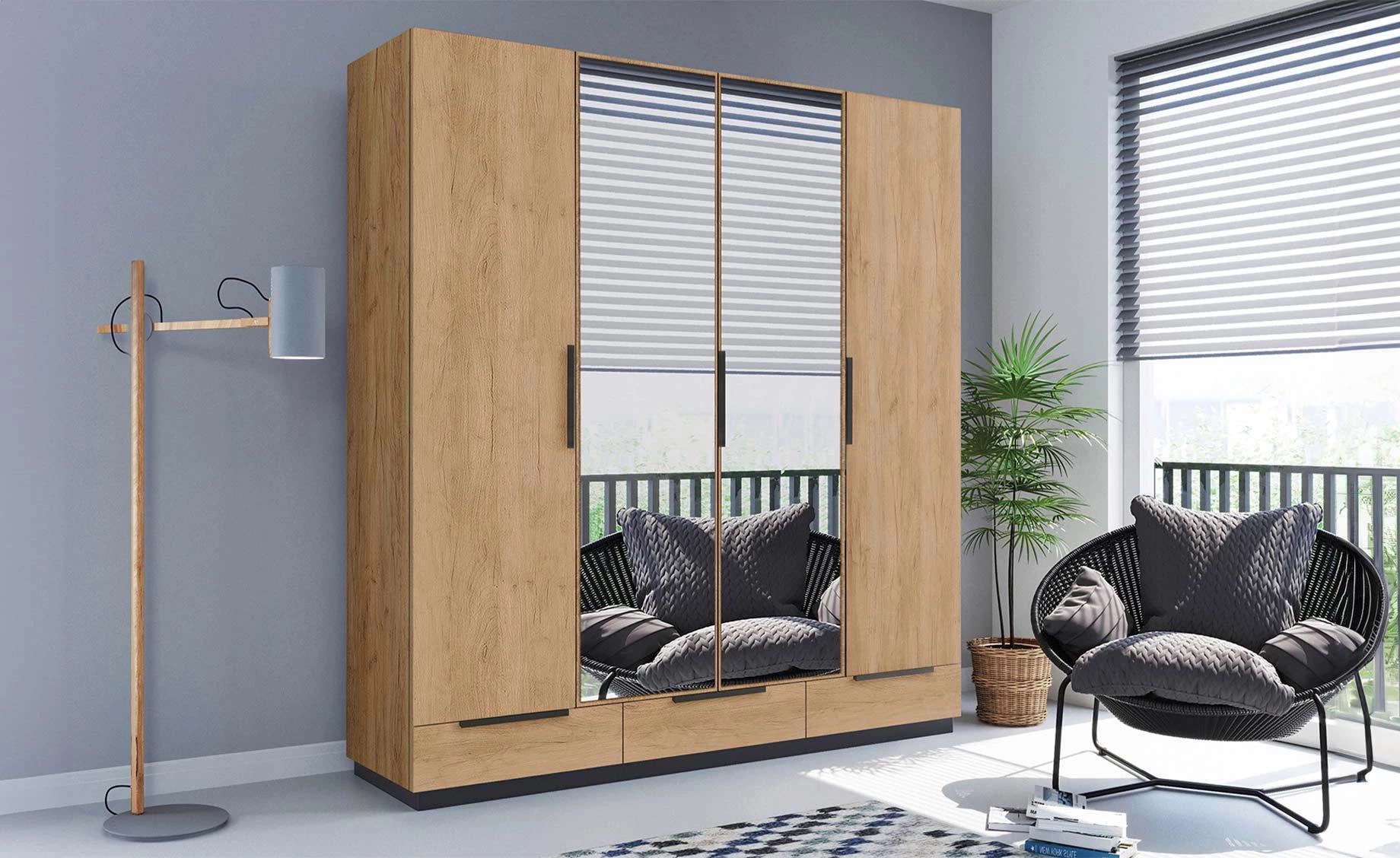Halden otklopni ormar 200x60x215 cm natur