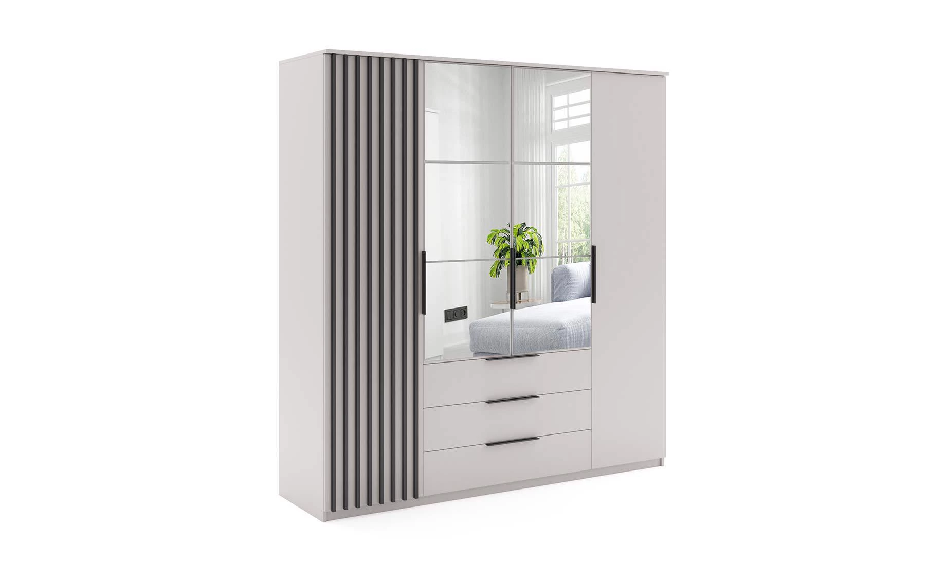 Torino garderober 200x61x215 cm kašmir