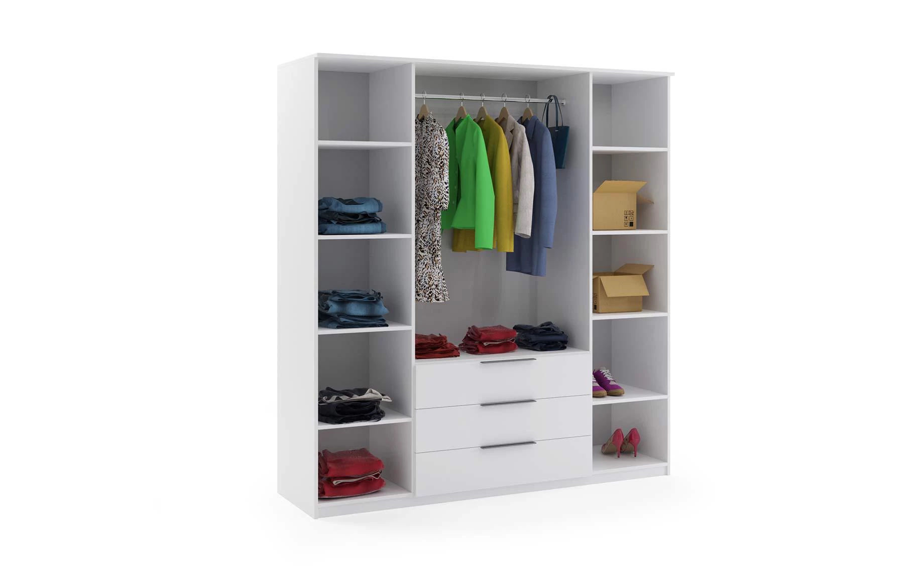 Torino garderober 200x61x215 cm kašmir