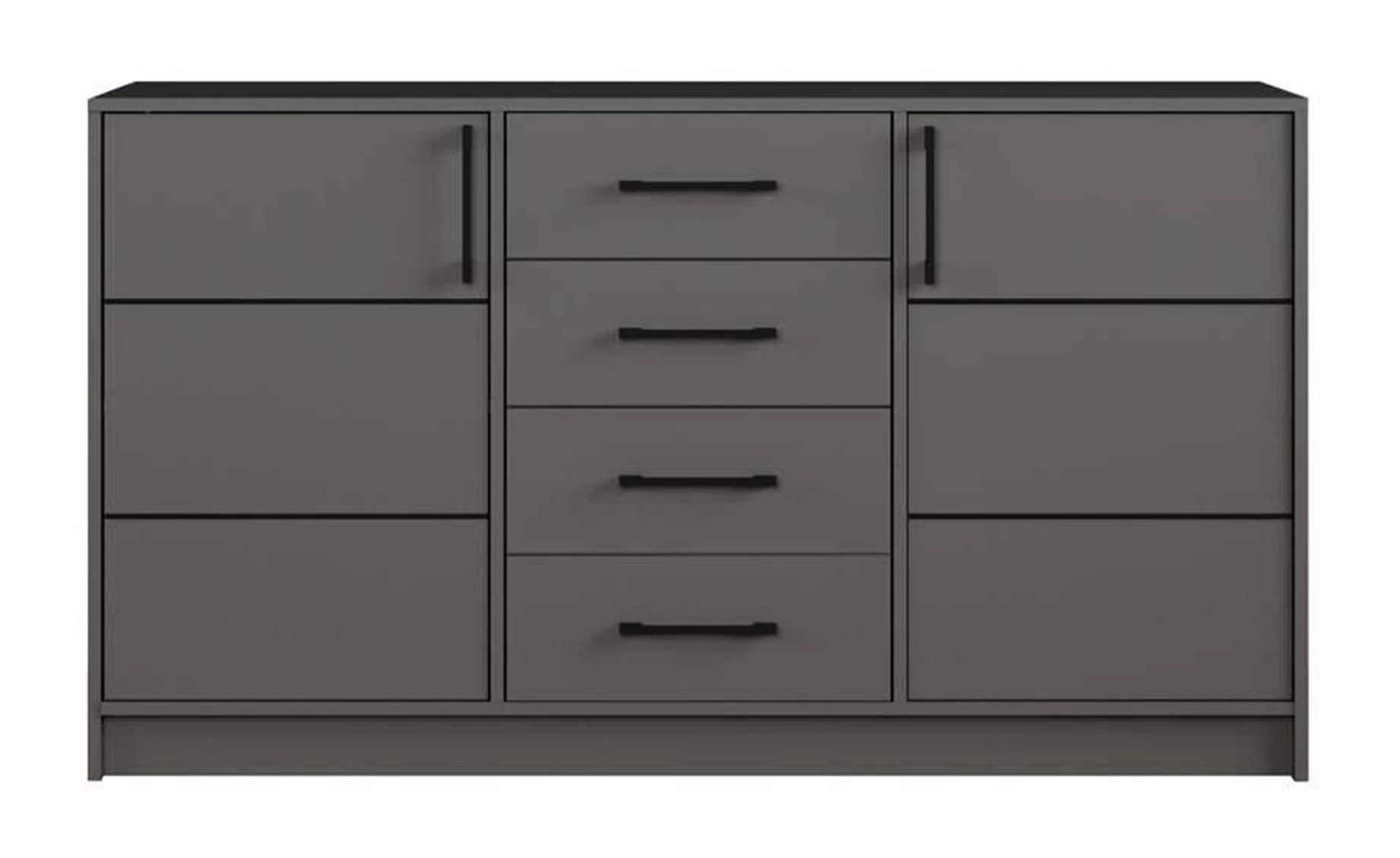 Belluno komoda 150x40x84 cm grafit