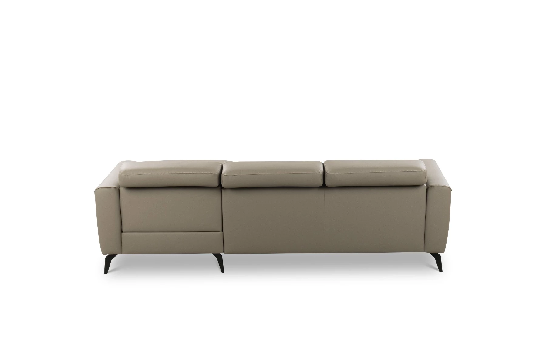Bono ugaona garnitura sa ležajem i prostorom za odlaganje 235x179x73/97 cm taupe desna