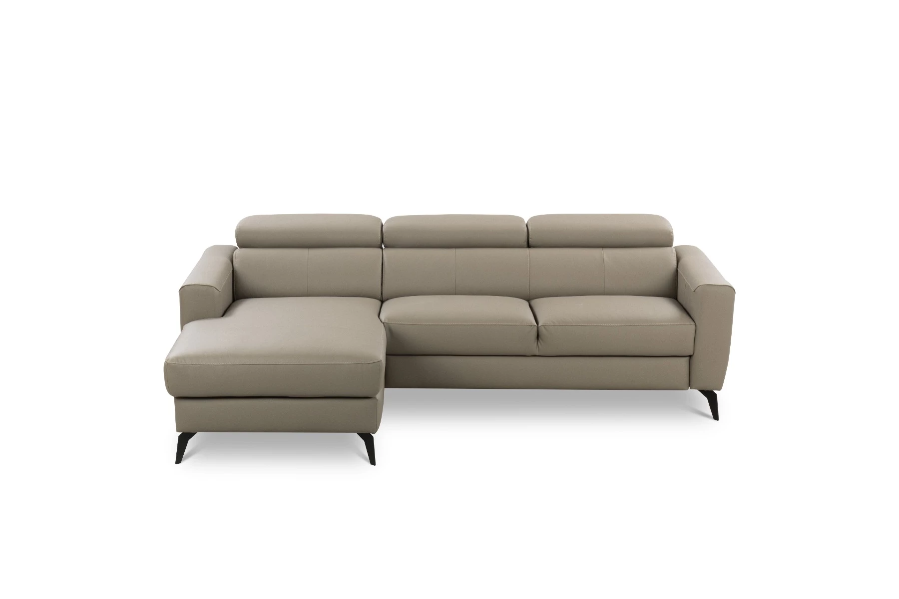 Bono ugaona garnitura sa ležajem i prostorom za odlaganje 235x179x73/97 cm taupe leva