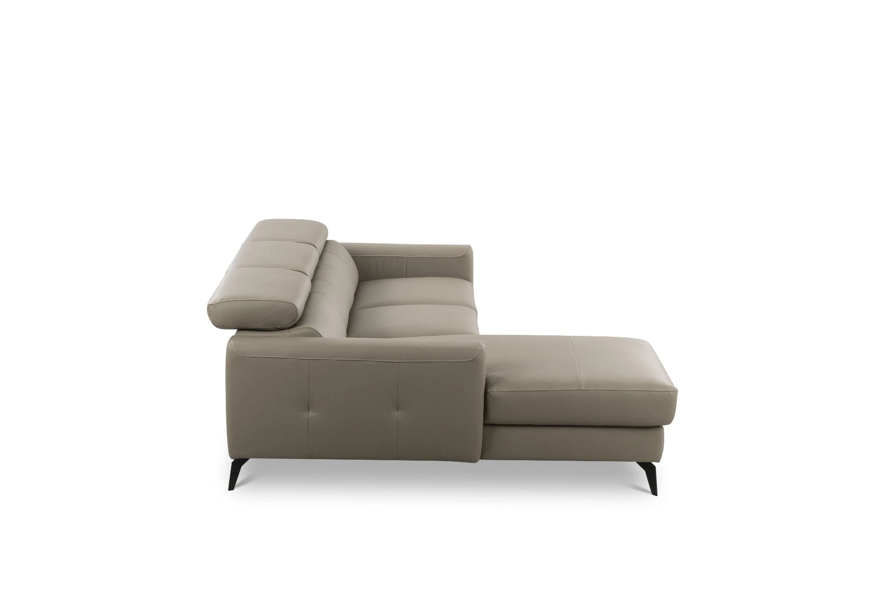 Bono ugaona garnitura sa ležajem i prostorom za odlaganje 235x179x73/97 cm taupe leva