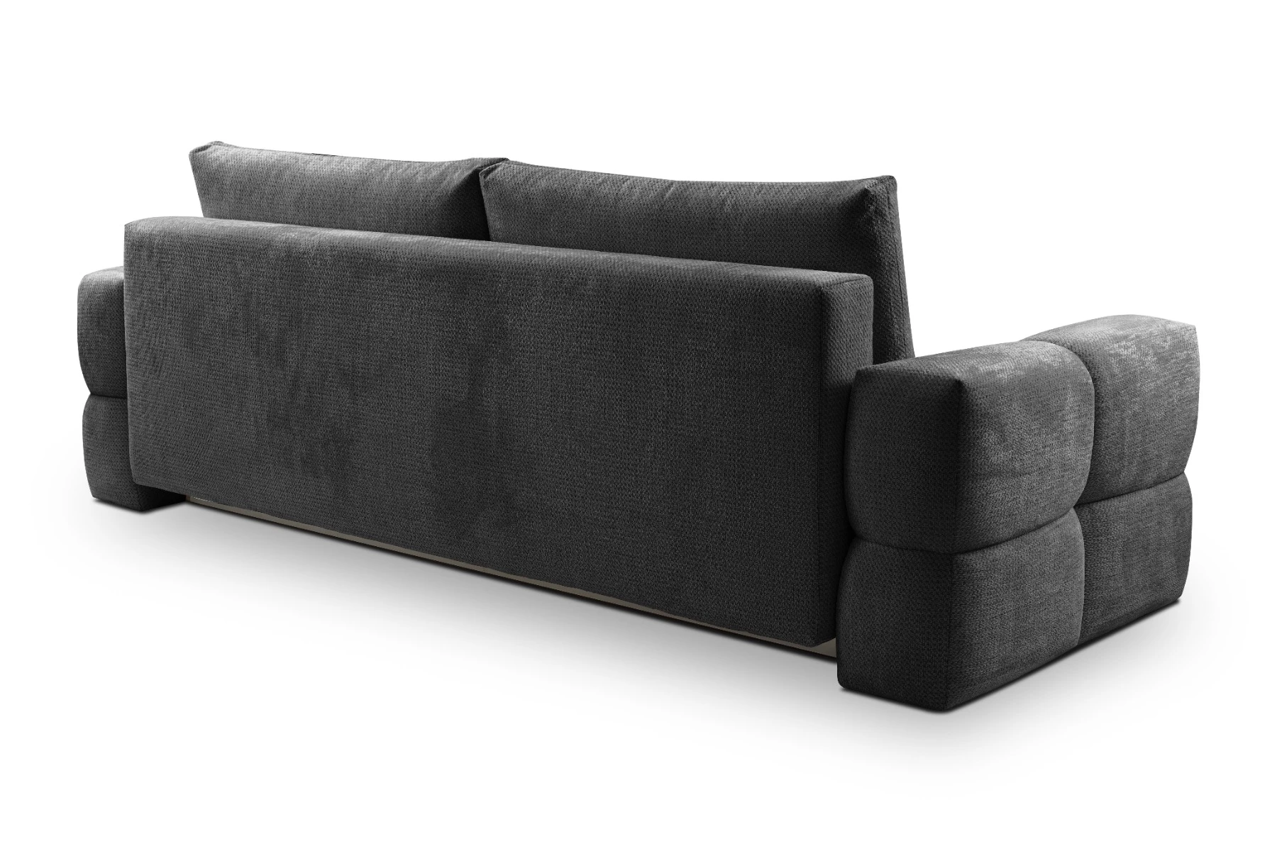 Taremi trosed sa ležajem i prostorom za odlaganje 248x104x90 cm tamno sivi