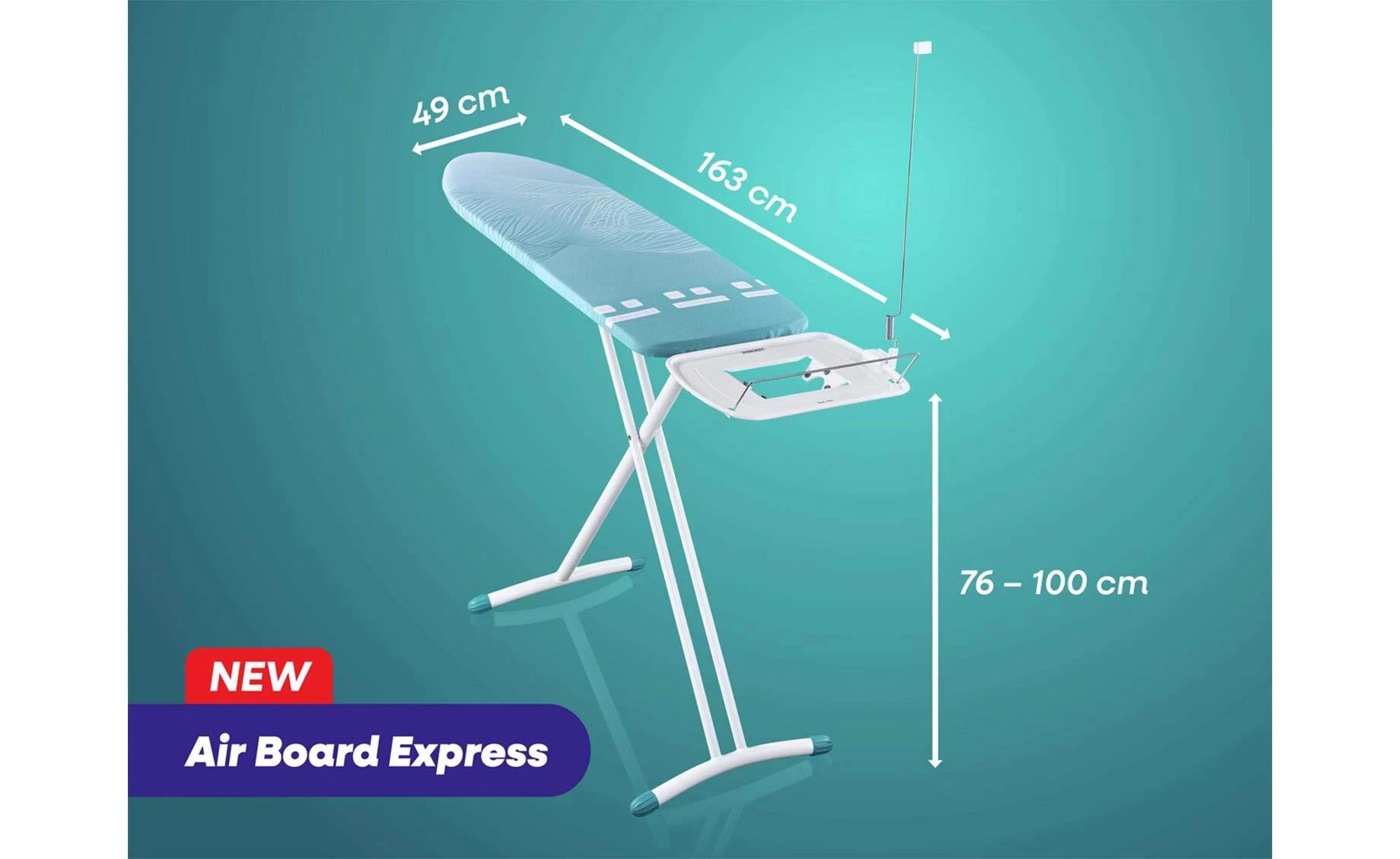 Daska za peglanje Airboard Express L 130x38cm bela