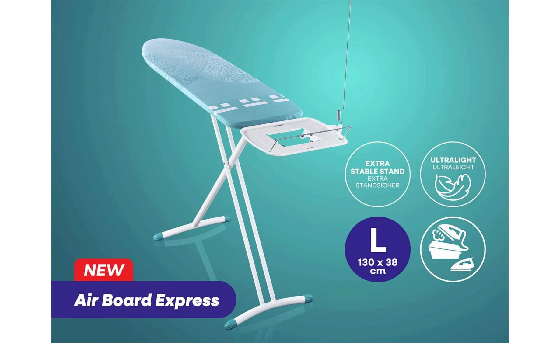 Daska za peglanje Airboard Express L 130x38cm bela
