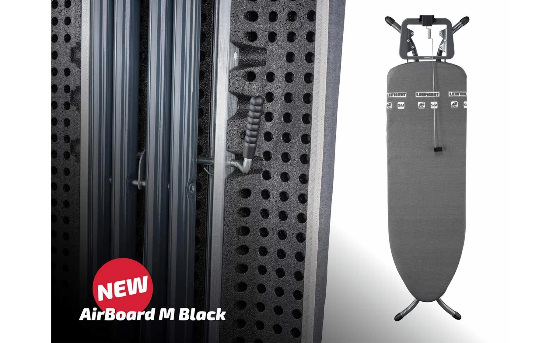 Daska za peglanje Airboard M 120x38cm crna